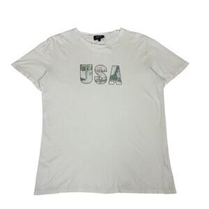 A.P.C Rue Madame Paris USA Short Sleeve T Shirt Women's XL Minimalist